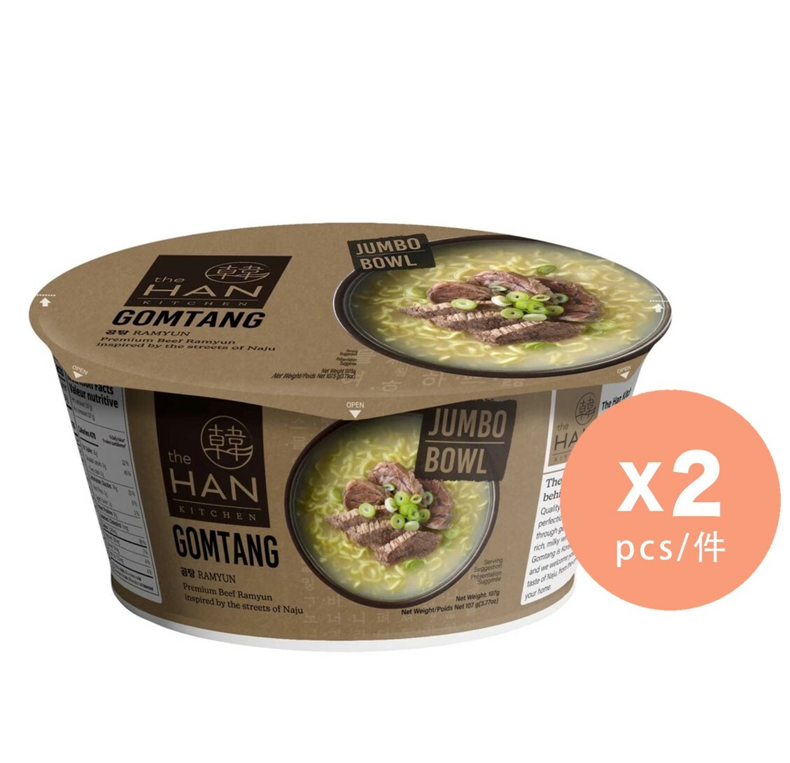 韓-香濃牛湯拉麵大碗麵 | (杯麵) X2