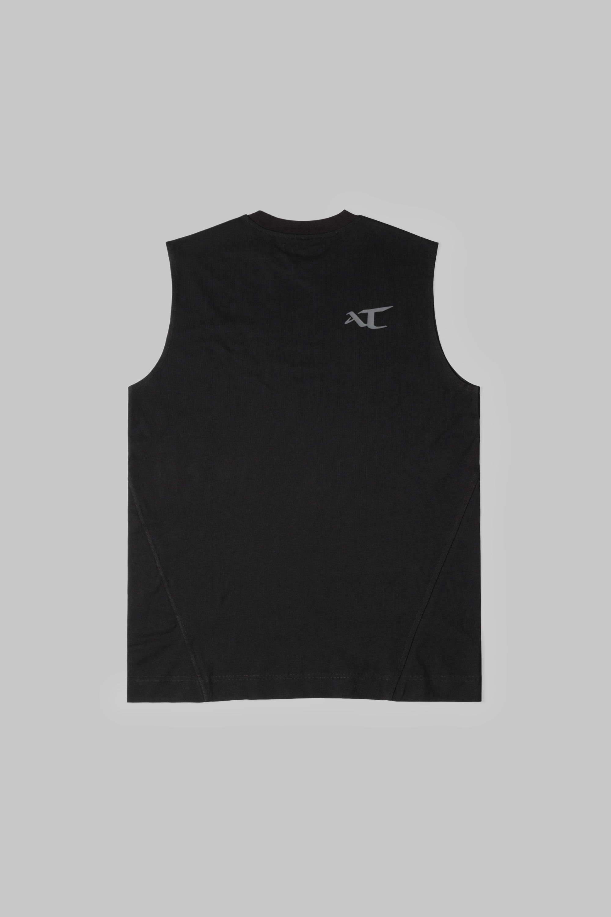 Anonymous Talking / 24SS-Cropped Vest - LOGO剪接背心