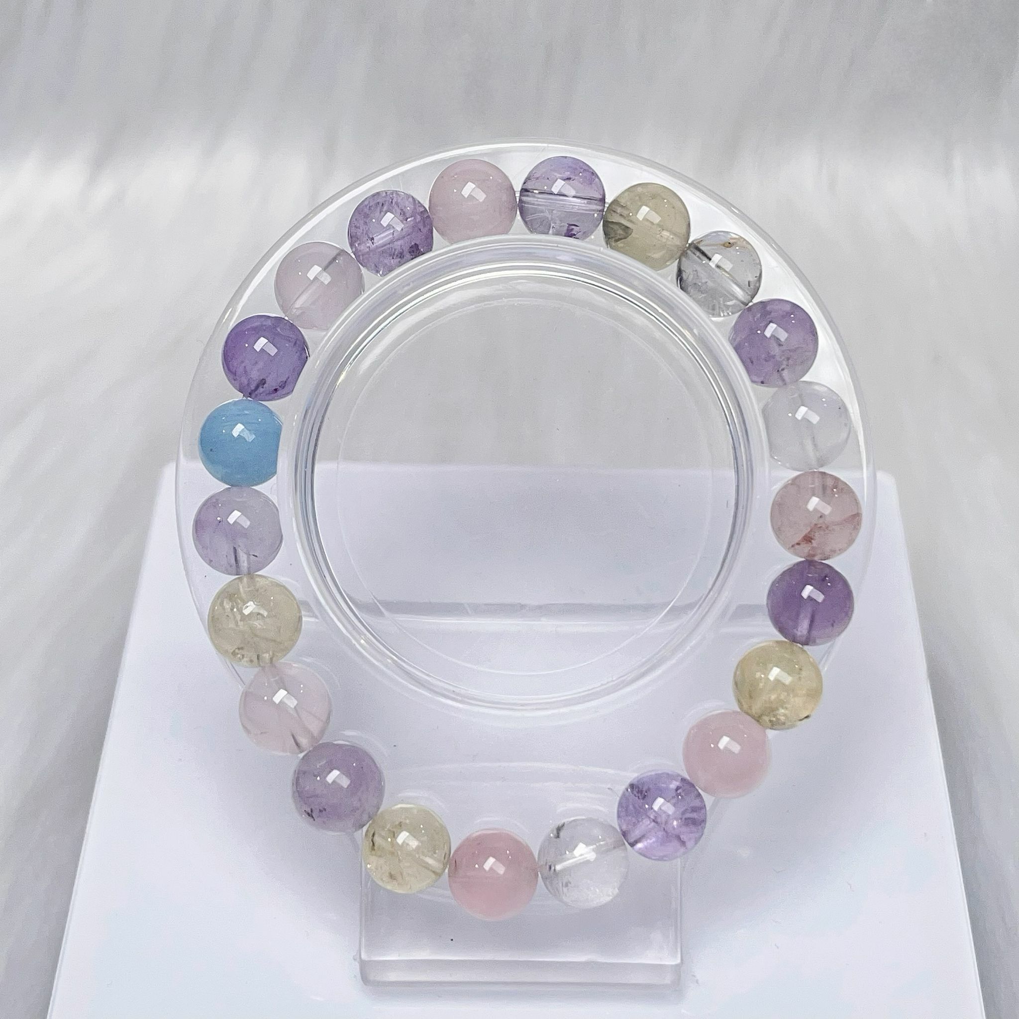 多寶手串9m (紫晶,黃晶,粉晶,白晶,海藍寶) CH1584