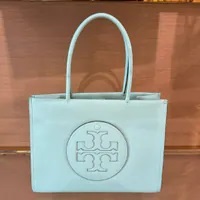 [S] TORY BURCH ELLA BIO SMALL TOTE,MINT LEAF, 145612-300 (STB589)