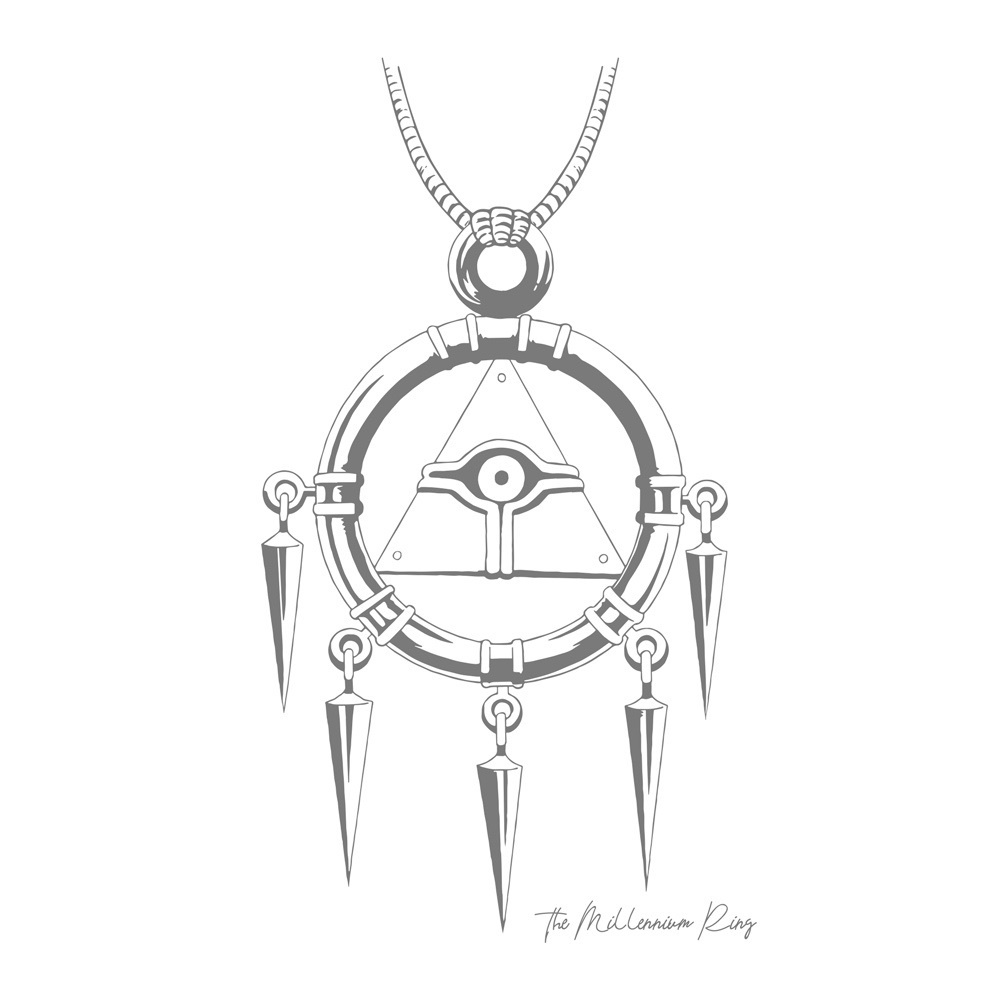 Cospa 0909 千年リング Tシャツ [遊☆戯☆王デュエルモンスターズ] WHITE