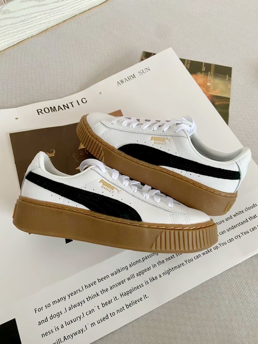 PUMA BASKET PLATFORM 白棕 394369-01