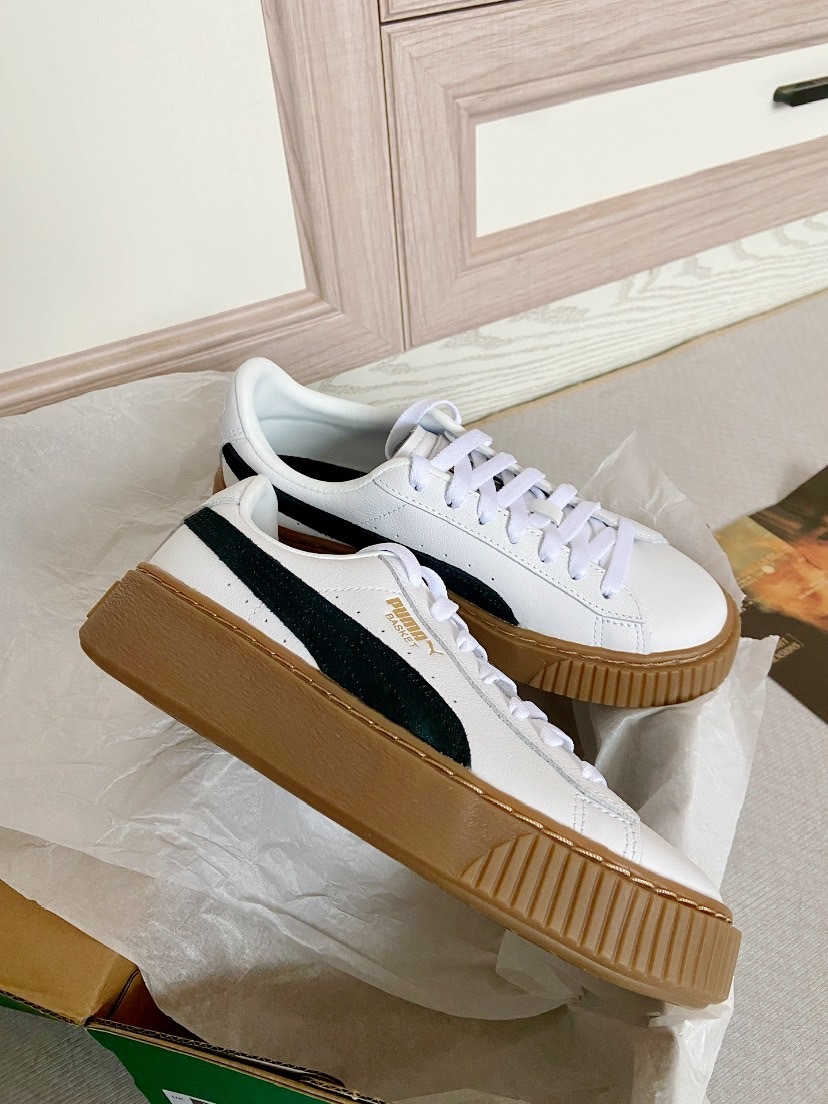 PUMA BASKET PLATFORM 白棕 394369-01