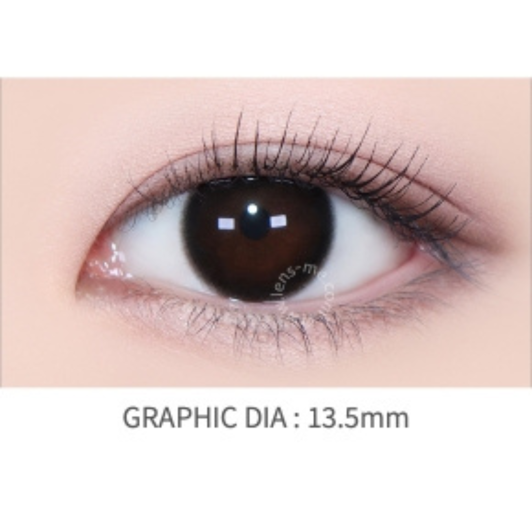 [月拋] Lensme NUO 1 Month Black｜彩妝矽水凝膠隱形眼鏡｜每盒2片