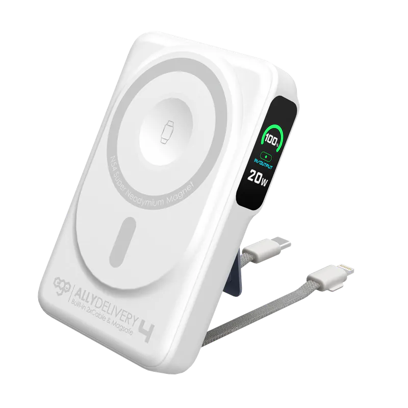 EGO AllyDelivery 4 @3C追溯碼版.Magsafe 10000mAh 6in1 移動電源 (2026-7月更新版本)