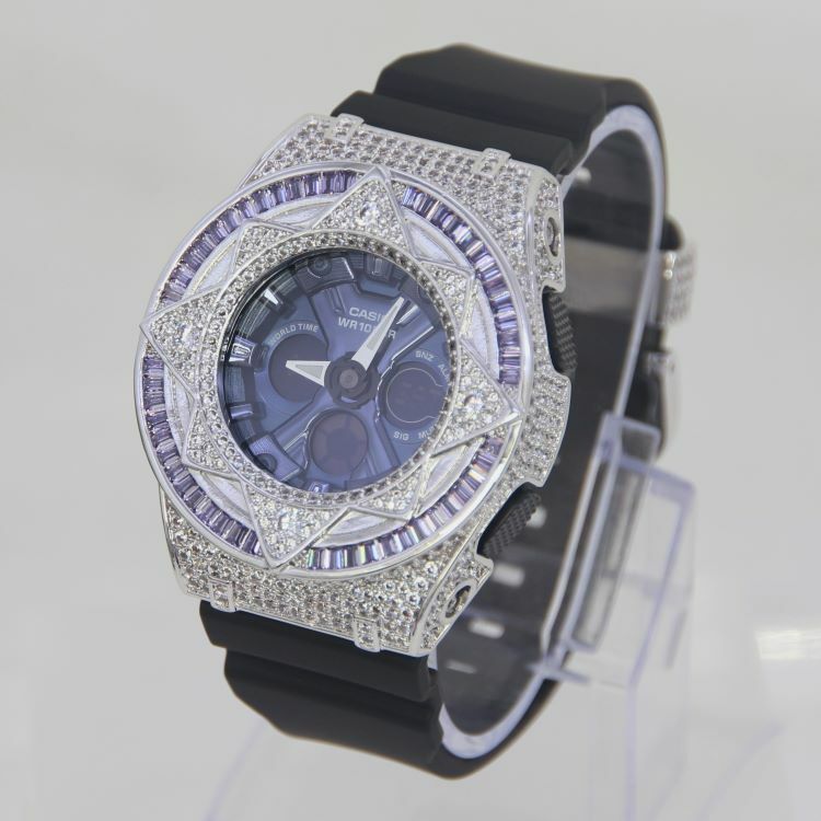 銀色 改裝手錶 BA-130-1A2 - 紫圈魔法星