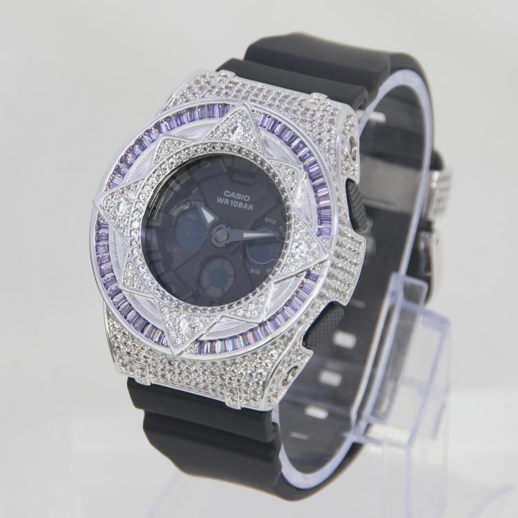 銀色 改裝手錶 BA-130-1A - 紫圈魔法星