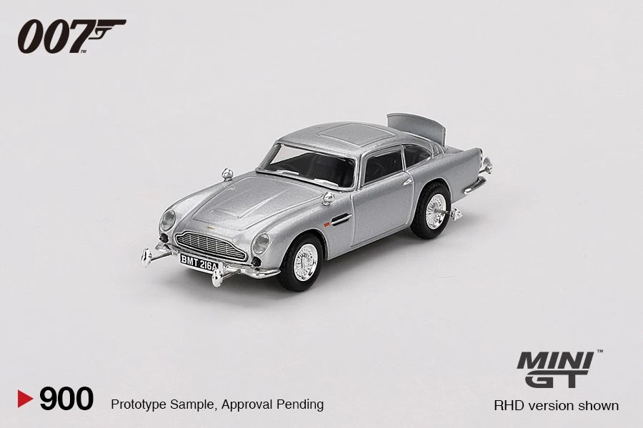 【預訂】Mini GT #900 Aston Martin DB5  “Goldfinger” / English Blister Packaging(LHD)
