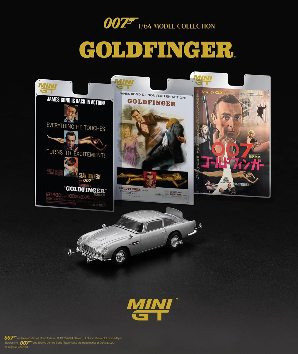 【預訂】Mini GT #901 Aston Martin DB5“Thunderball” / Japanese Blister Packaging(RHD)