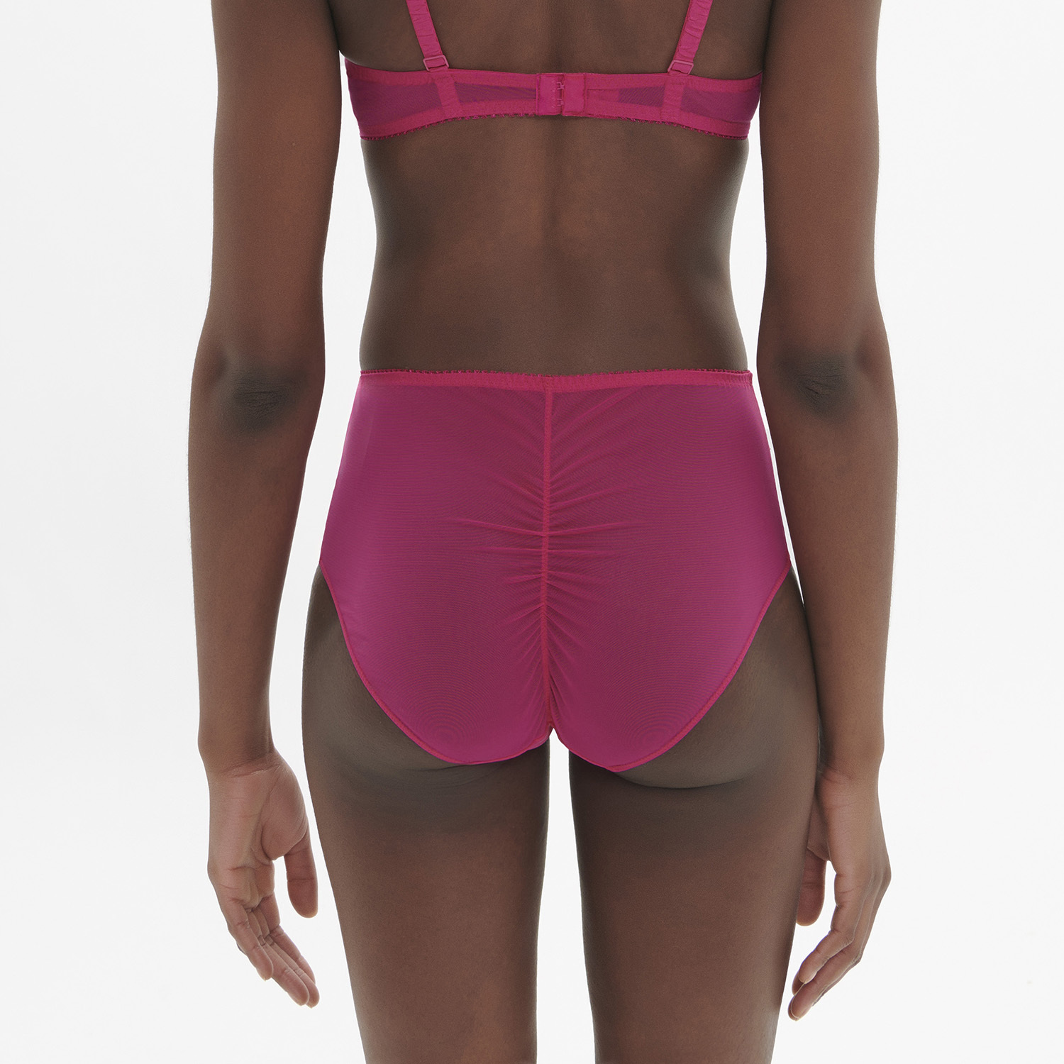 INTRIGUE 巧思 高腰三角褲 迪斯可粉