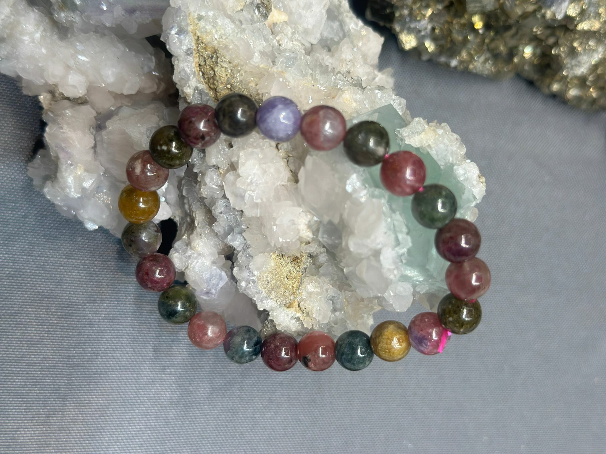 【現貨】L082870 碧璽手串