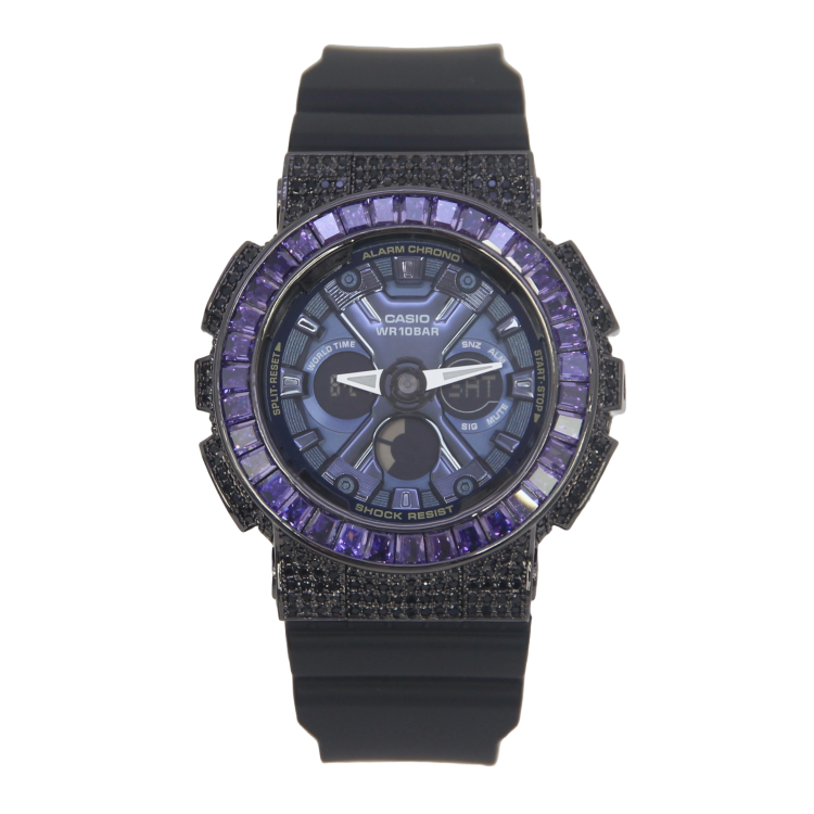 黑色 改裝手錶 BA-130-1A2 - 紫圈經典