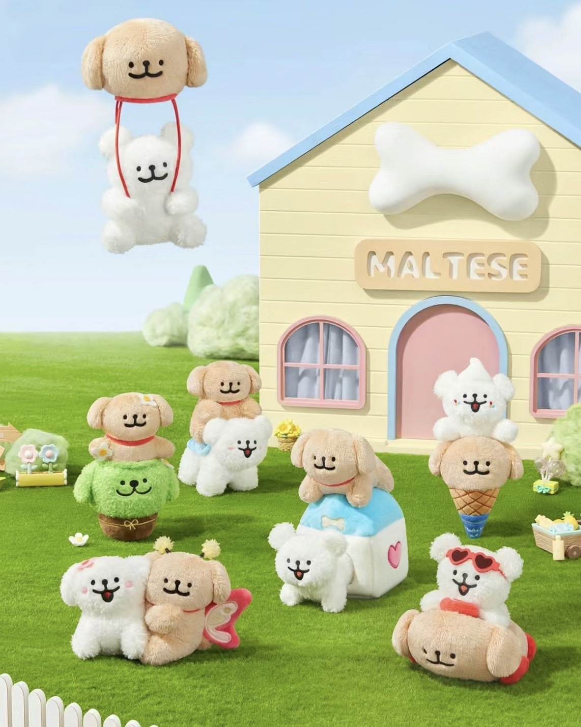 KTQ STORE ‧ 線條小狗 GOGO盲盒系列 吊飾 娃娃 6款