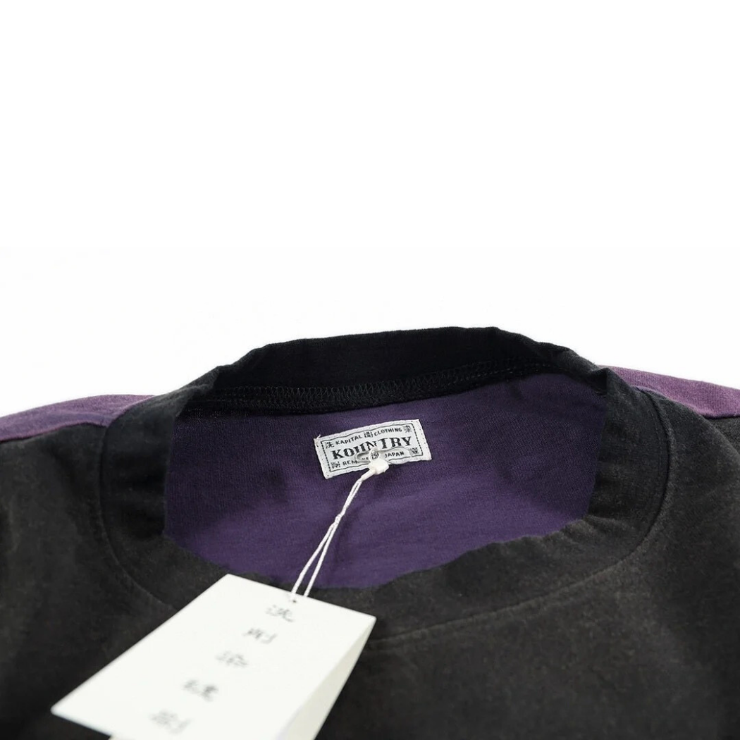 NICE 歐美日韓代購】24SS KAPITAL 日系潮牌🔥平田和宏骷髏系列拼接短袖