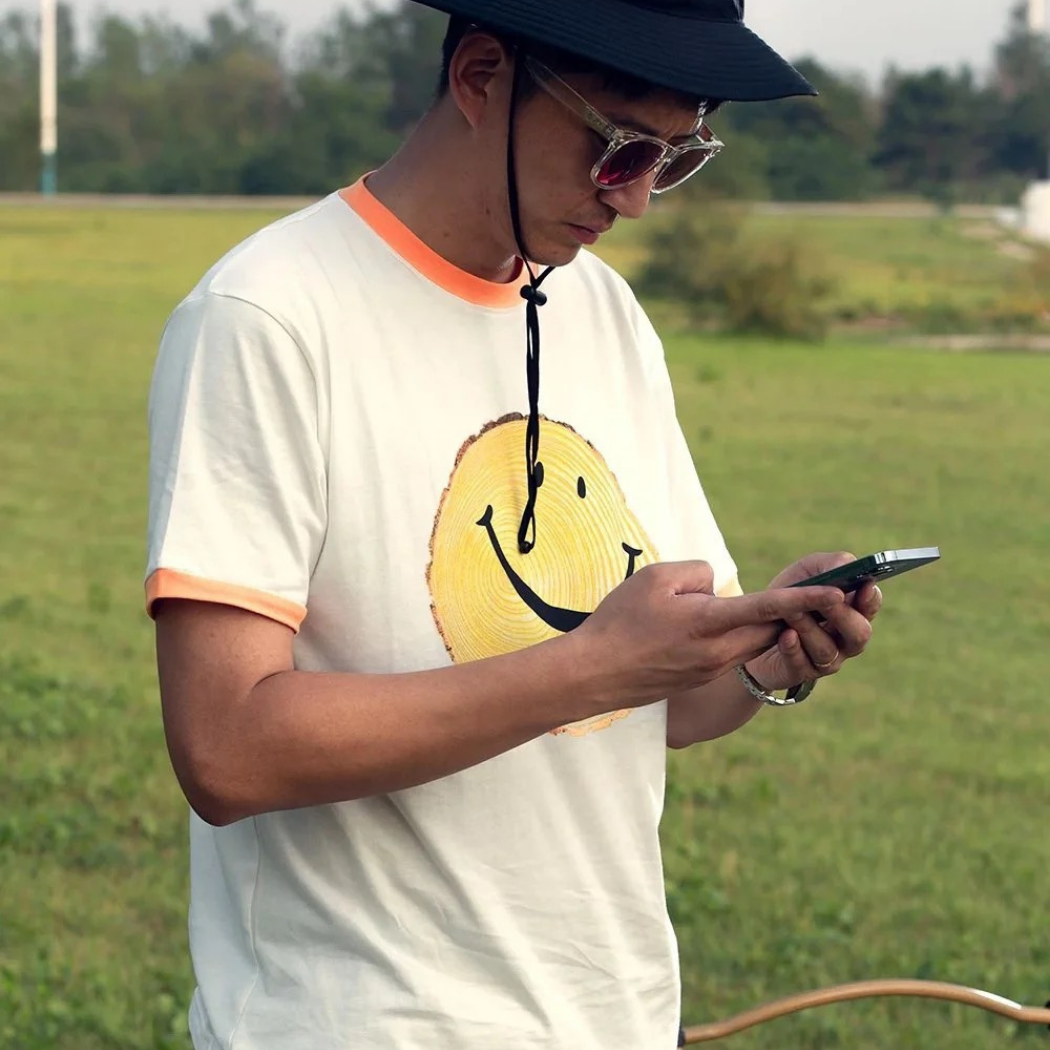 【NICE 歐美日韓代購】24SS KAPITAL 日系潮牌🔥平田和宏 笑臉樹木短袖 短T 復古 年輪