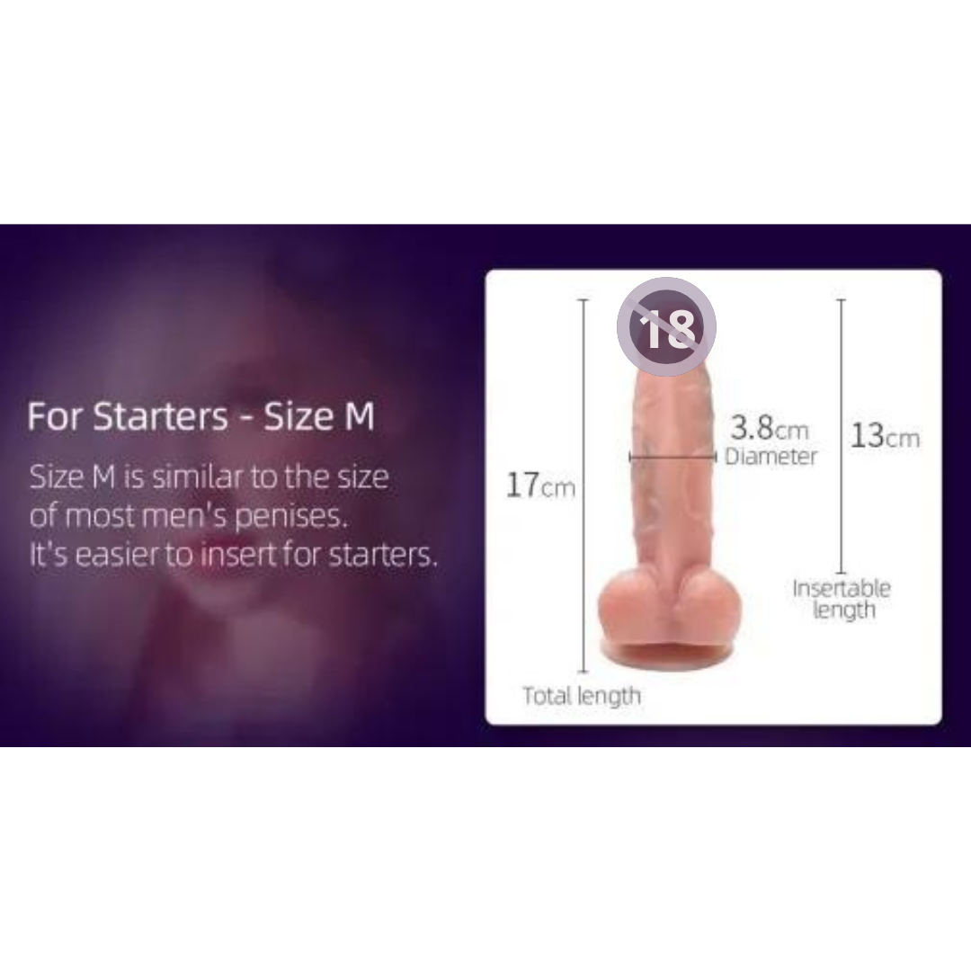 Drywell 仿真陽具 18cm - 肉色