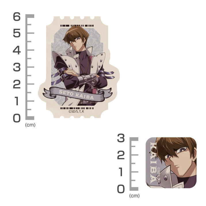 Cospa 0909 描き下ろし 海馬瀬人 ミニステッカーセット オフモードの決闘者Ver. [遊☆戯☆王デュエルモンスターズ]