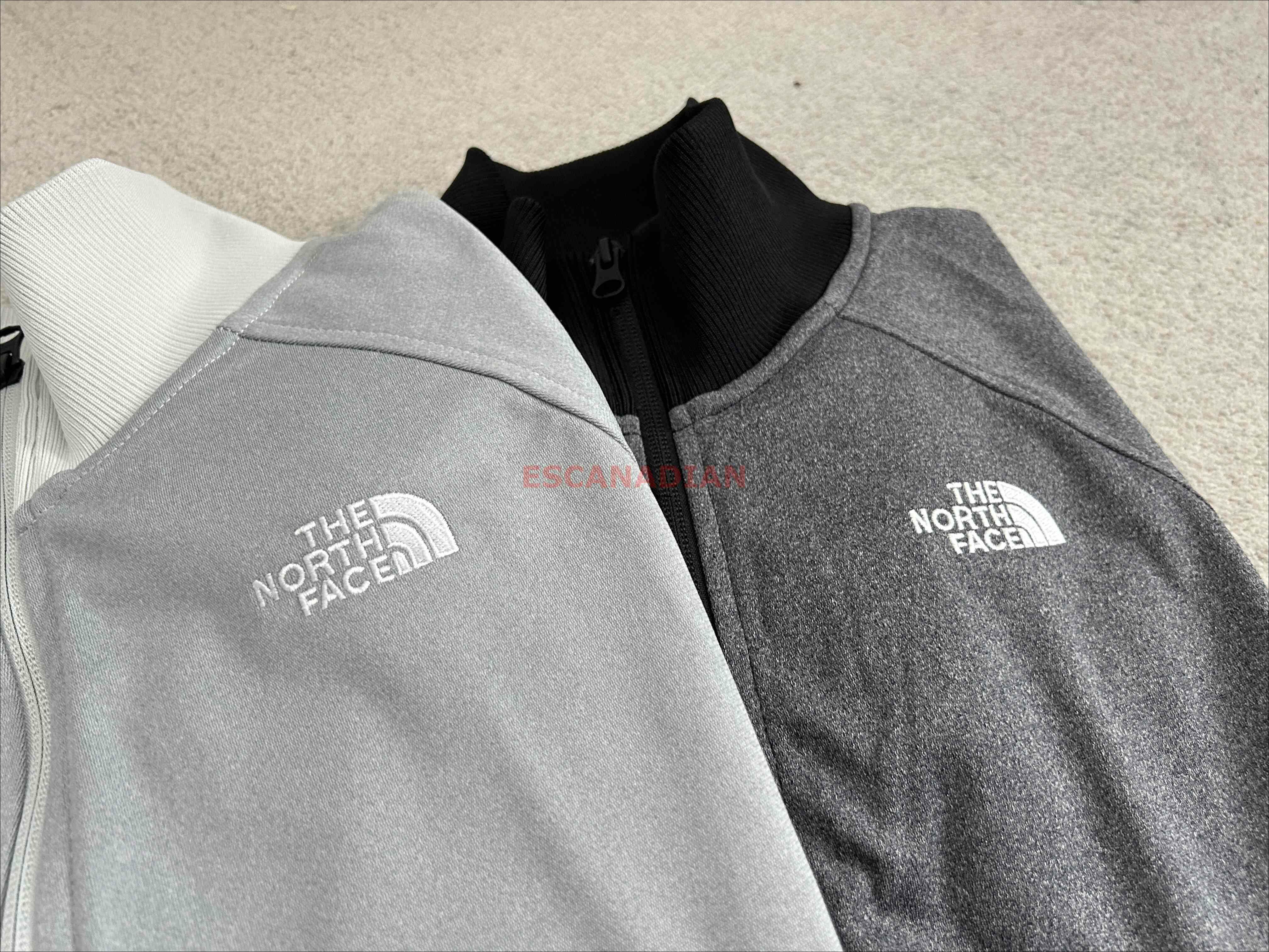 THE NORTH FACE 女大人 正反刺繡小標 混色 內裡小抓絨 運動外套 (2色)