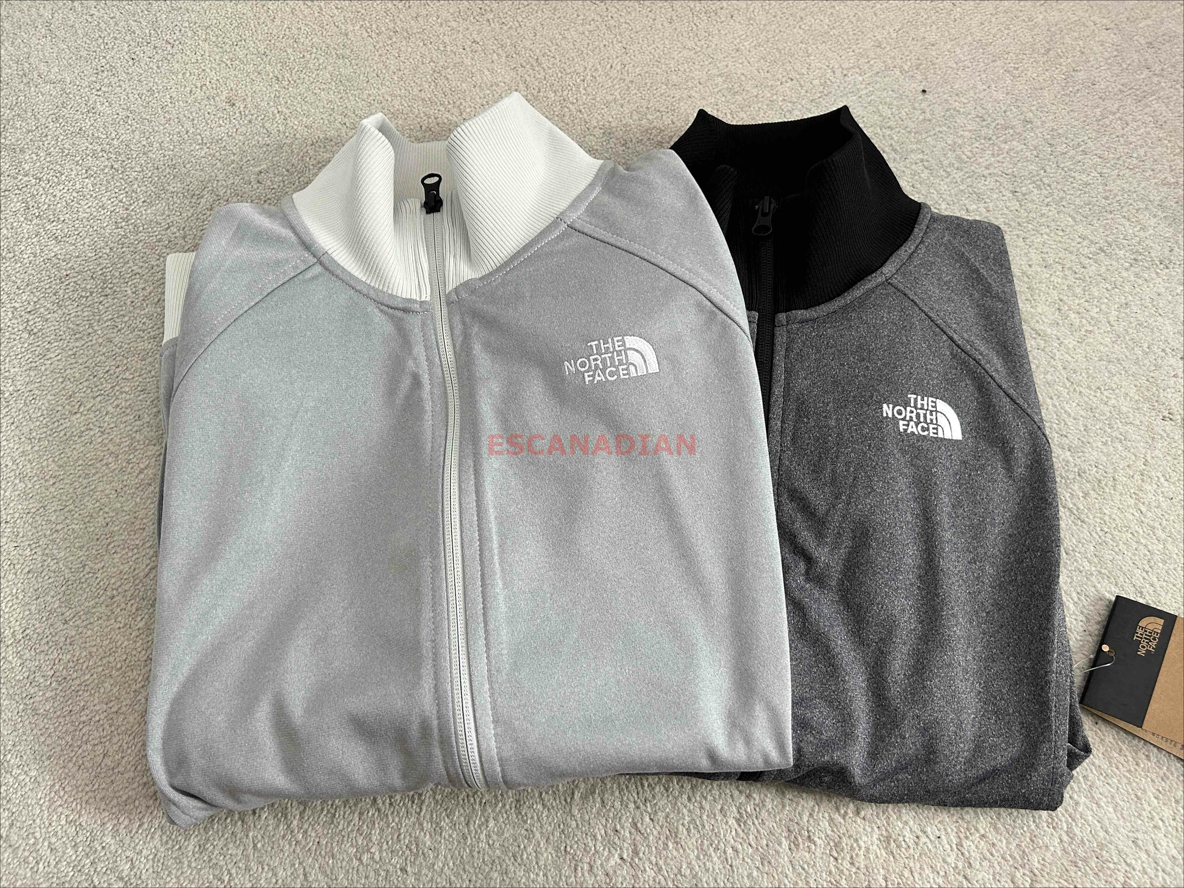 THE NORTH FACE 女大人 正反刺繡小標 混色 內裡小抓絨 運動外套 (2色)