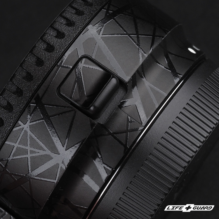 LIFE+GUARD Canon EF-EOS M 貼膜展示圖，LIFE+GUARD 風格設計