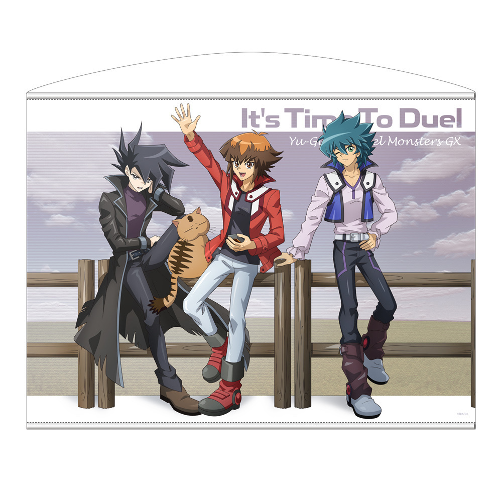 Cospa 0909 描き下ろし 十代＆万丈目＆ヨハン 100cmタペストリー オフモードの決闘者Ver. [遊☆戯☆王デュエルモンスターズGX]