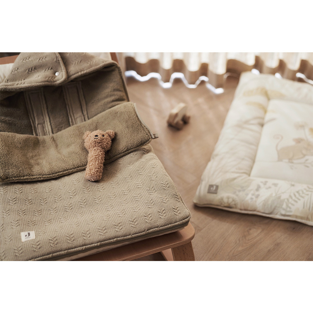 荷蘭Jollein 泰迪熊手搖鈴-Biscuit