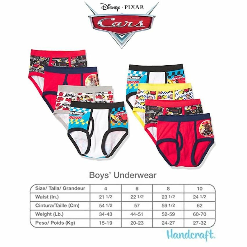 美國男童內褲 (8枚入) - 反斗車王