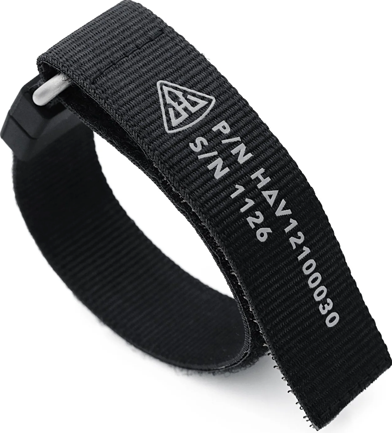 萬年鐘錶 - 太空人錶帶 英國 HAVESTON  22mm  魔鬼氈 (魔術貼)黑色 尼龍錶帶  22B22BZZ00N9A118