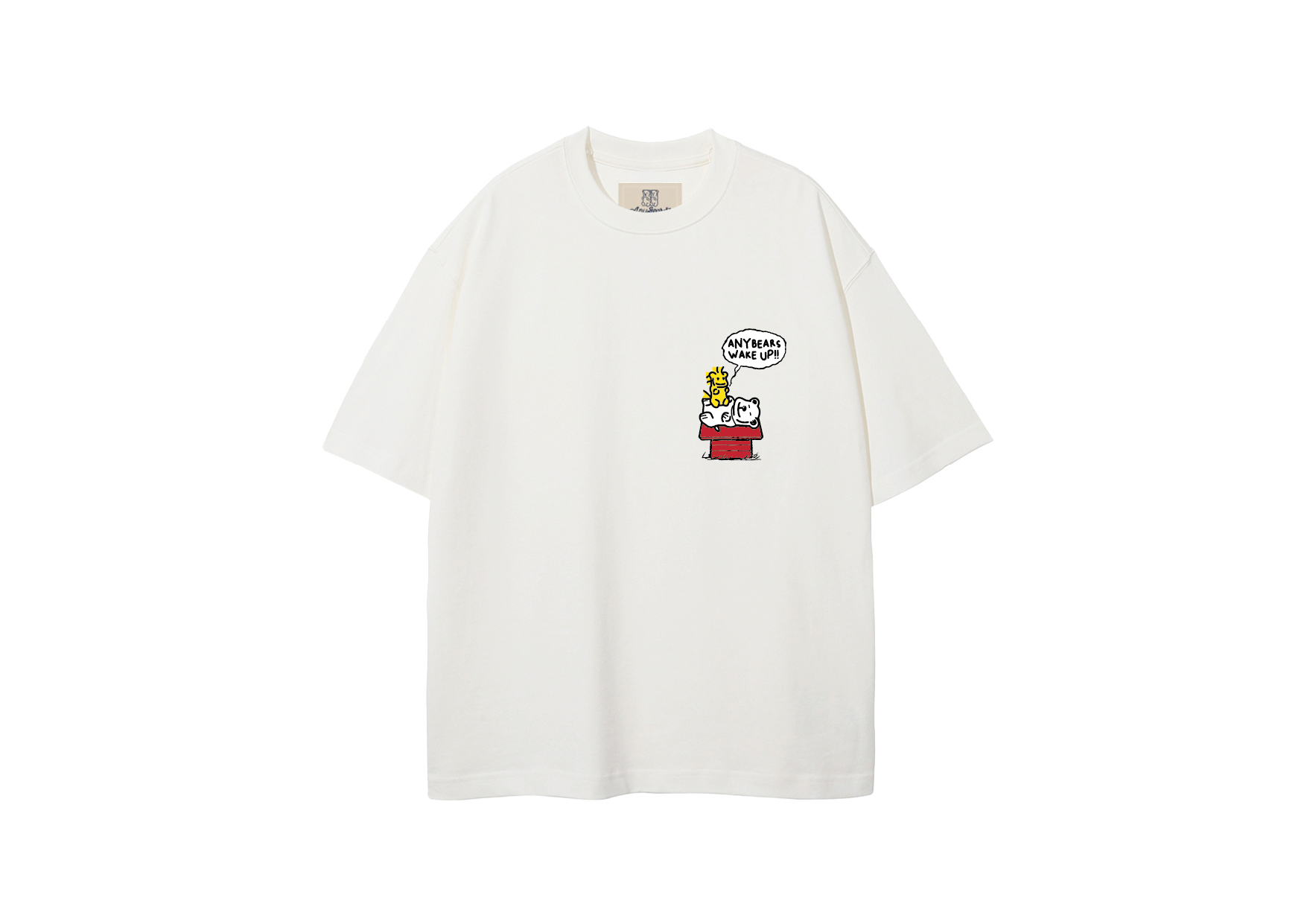 ANYBEARS®Snoopy sleep BEAR 史努睡覺熊短Tee