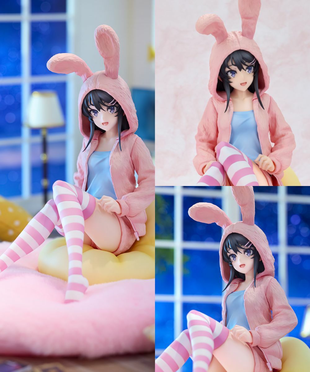 預購-『青春豬頭少年不會夢到紅書包女孩』 櫻島麻衣 兜帽☆造型 兔耳ver. popular edition【日本進口精品】