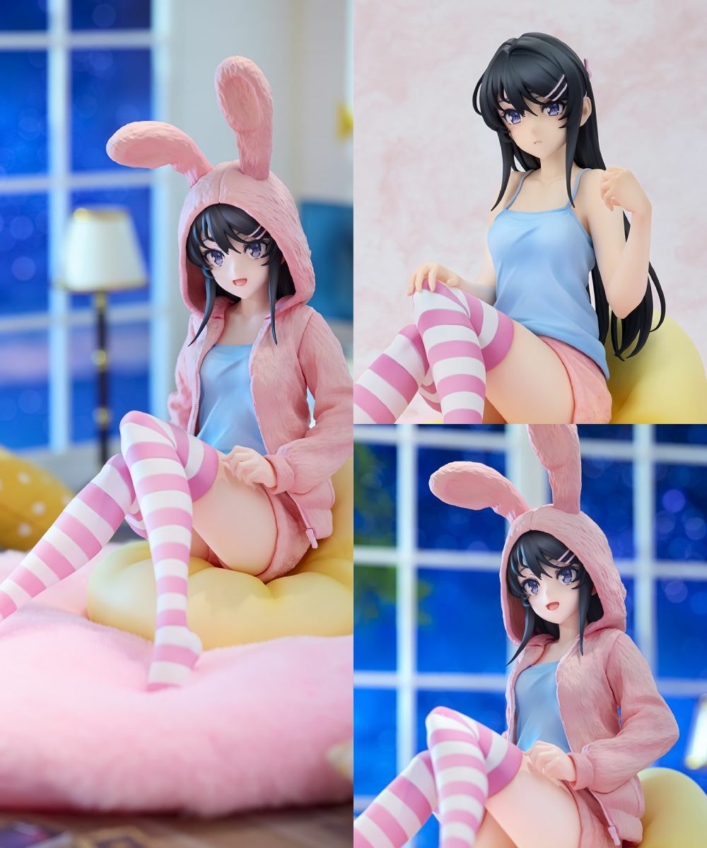 預購-『青春豬頭少年不會夢到紅書包女孩』 櫻島麻衣 兜帽☆造型 兔耳ver.【日本進口精品】