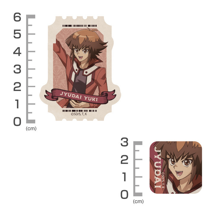 Cospa 0909 描き下ろし 遊城十代 ミニステッカーセット オフモードの決闘者Ver. [遊☆戯☆王デュエルモンスターズGX]