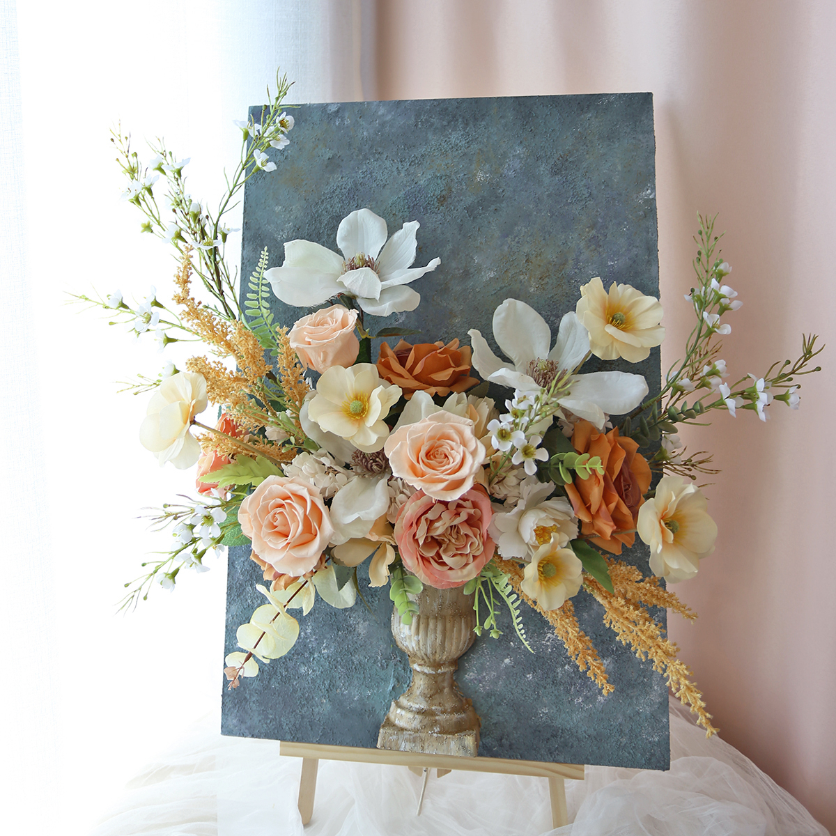 FD16｜晨曦光廊立體花畫