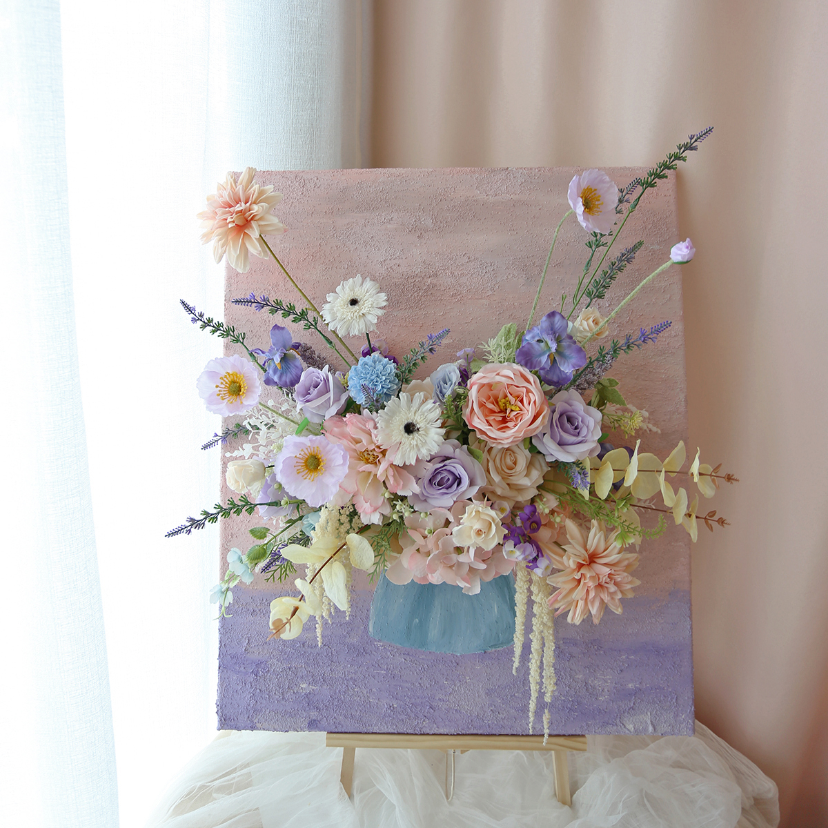 FD18｜春日軌跡立體花畫