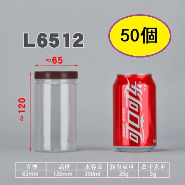 爆款（50個）棗紅蓋PET食品密封罐（L6512-20g 直徑6.3*高12CM/棗紅/薄）
