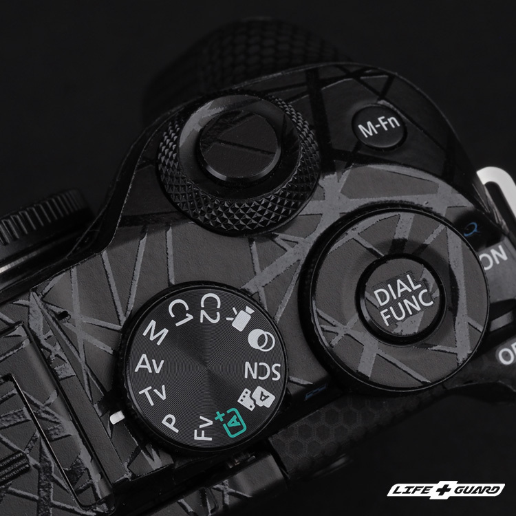 LIFE+GUARD Canon EOS M6 Mark II 貼膜，LIFE+GUARD 專機專屬設計開版