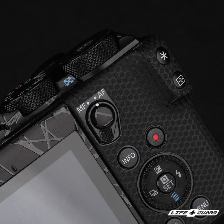 LIFE+GUARD Canon EOS M6 Mark II 貼膜，LIFE+GUARD 專機專屬設計開版