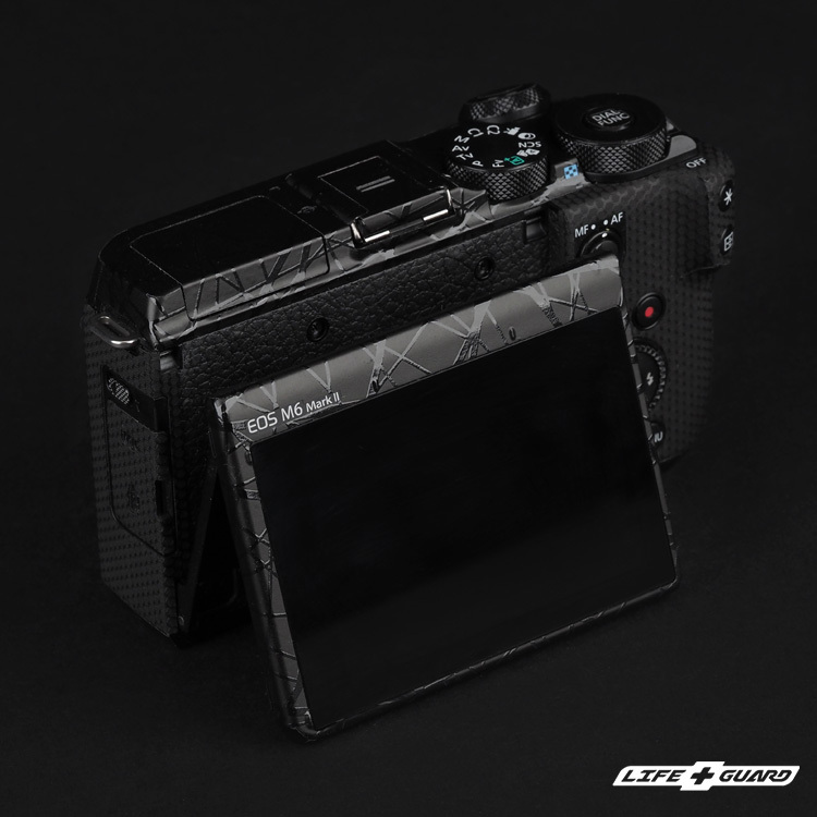 LIFE+GUARD Canon EOS M6 Mark II 相機貼膜背面展示圖
