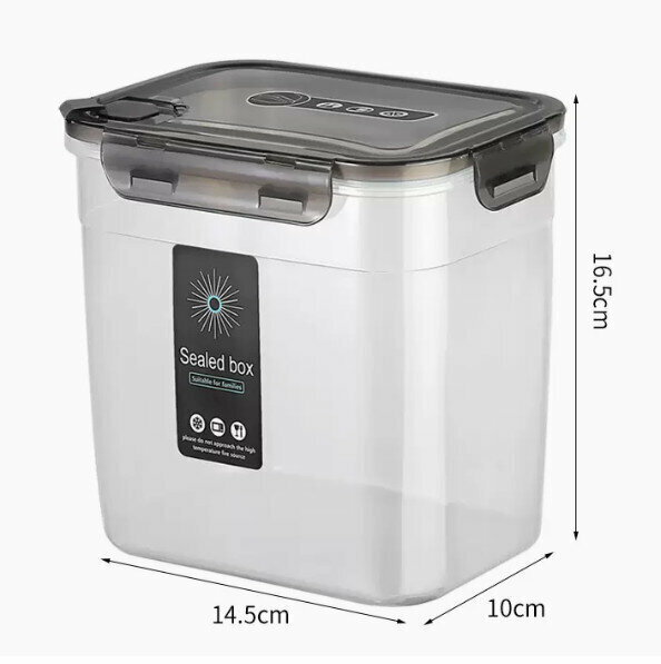 爆款多功能密封罐【中號罐【2500ML】【規格:16.5*14.5*10cm】