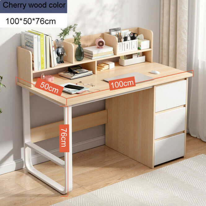 New modern computer minimalist desk home study table (100x50x76cm)