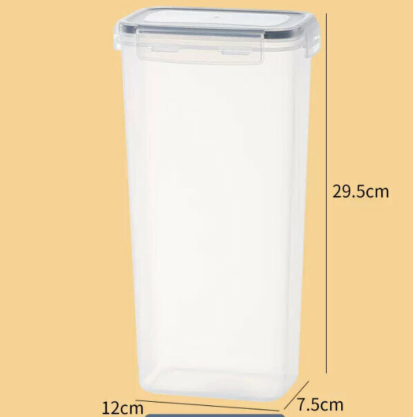 爆款透明密封罐【加厚密封罐2.8L】【規格:29.5*12*7.5cm】