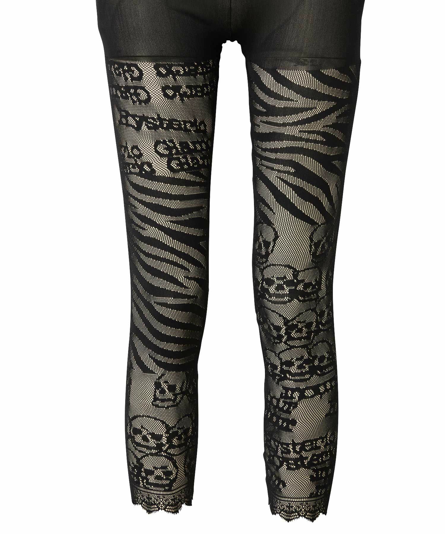 預購 - HYSTERIC GLAMOUR 骷髏圖案Leggings