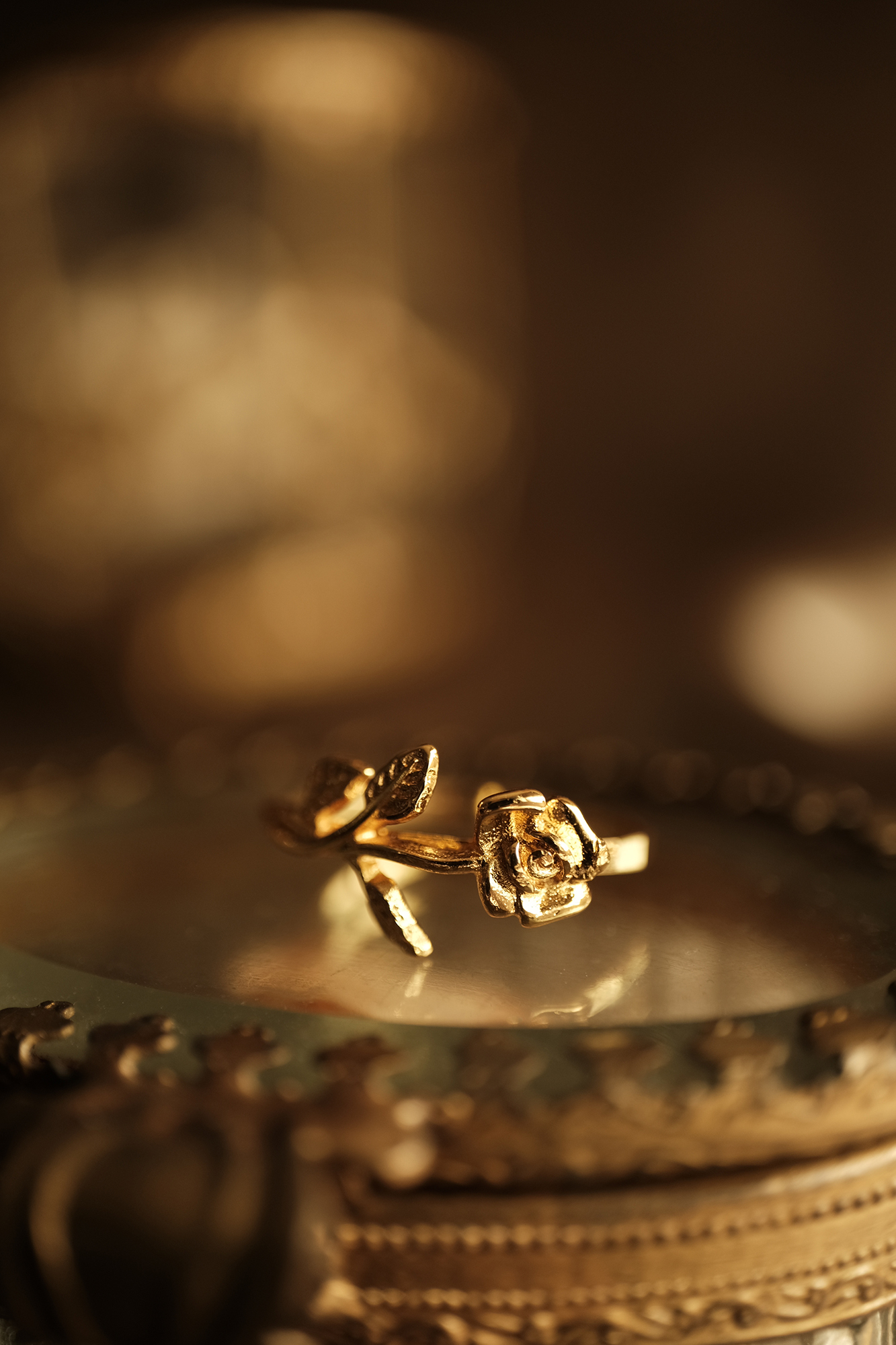 黃銅飾品, 18KGP, 飾品, 黃銅, 鋯石,戒指,18K金,玫瑰,氣質