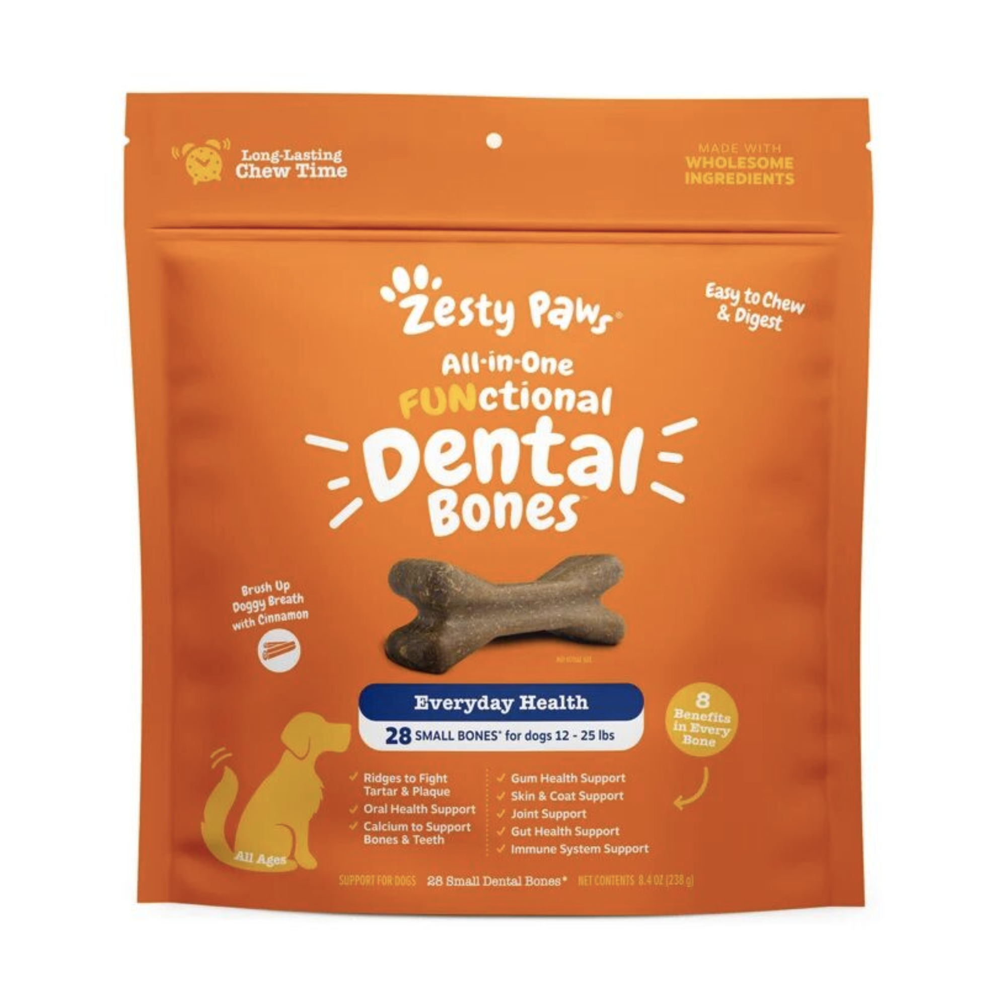 Zesty Paws - 犬用多功能小型犬潔齒骨 28 支 (8oz)