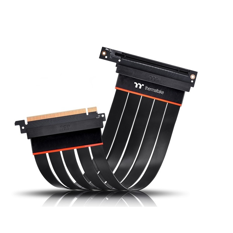 米特3C數位–Thermaltake 曜越 Premium PCI-E 4.0 延長線-200mm 90°/AC-060-CO1OTN-C2