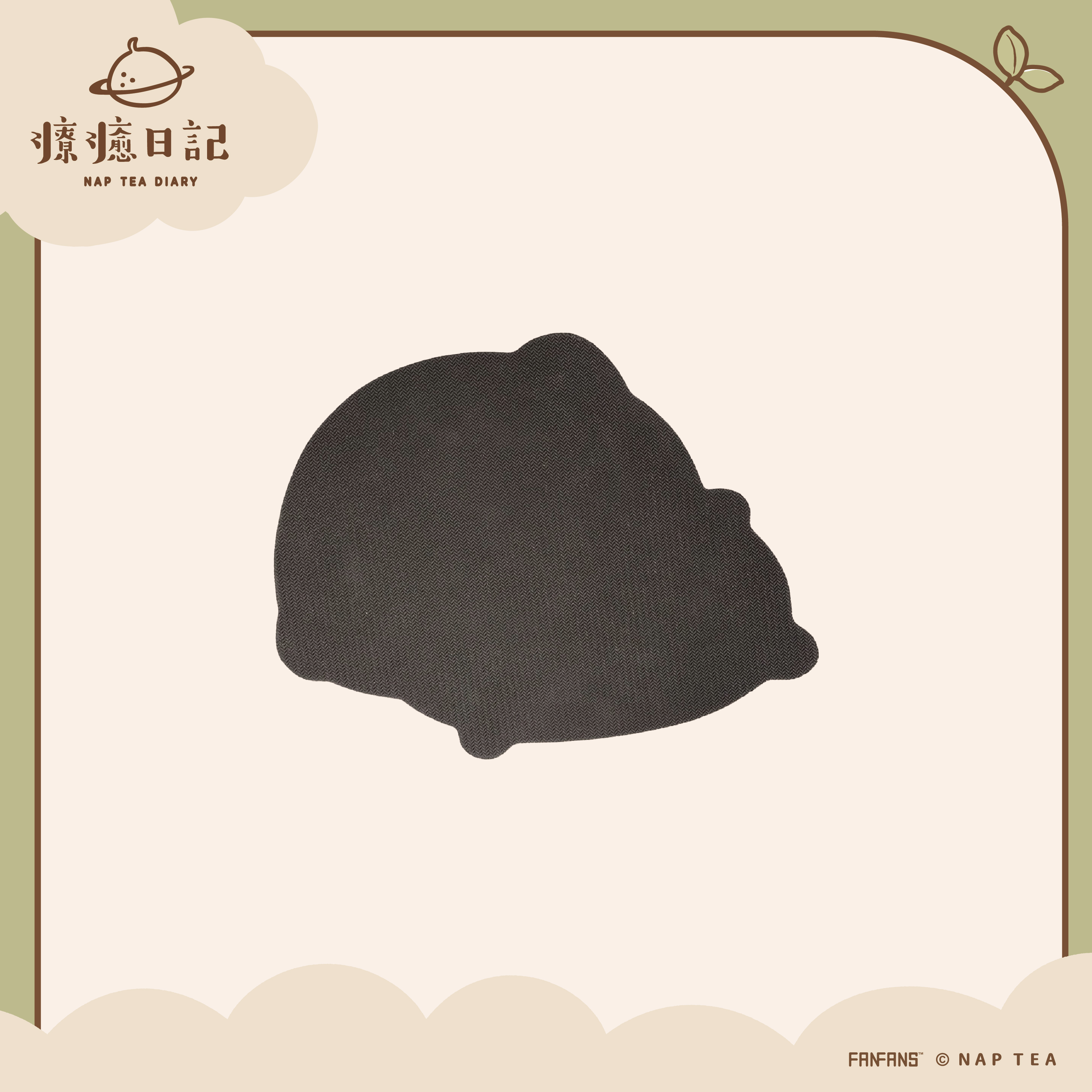 再睡5分鐘-造型滑鼠墊-小咖躺枕頭