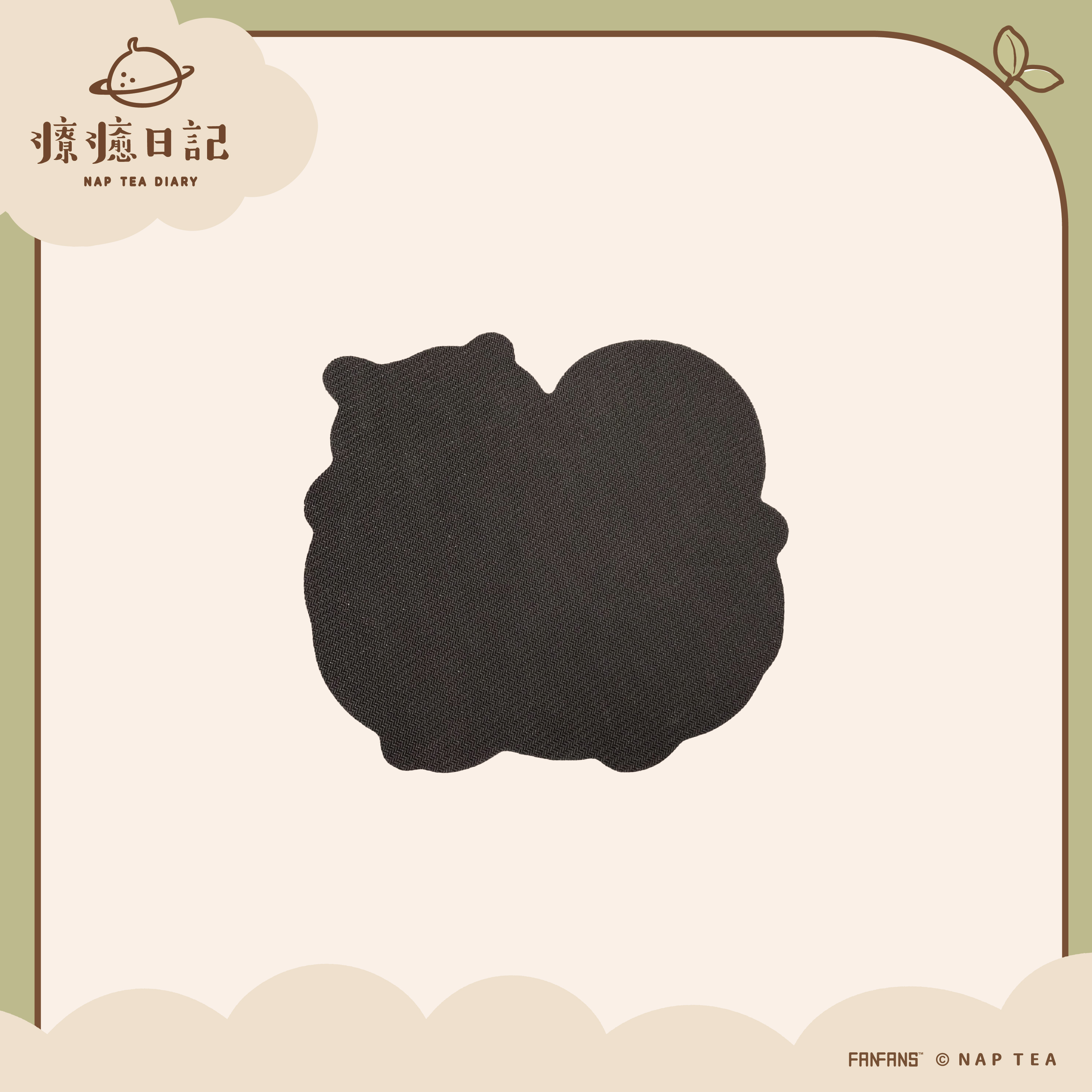 再睡5分鐘-造型滑鼠墊-小咖&小被被