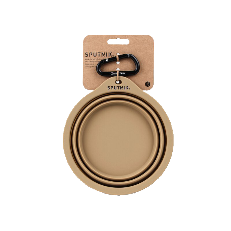 SPUTNIK 外出用摺碗 卡奇色