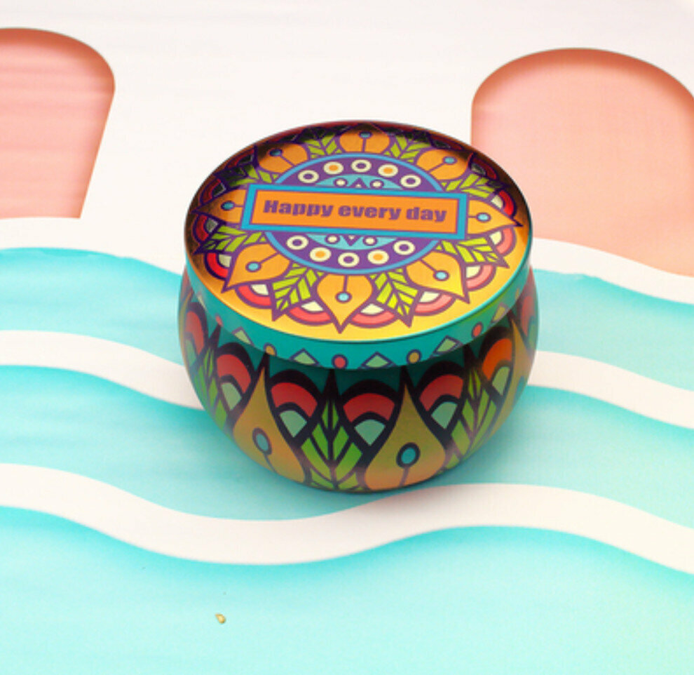 Popular storage iron box (01#) (diameter 7cm*height 5cm)