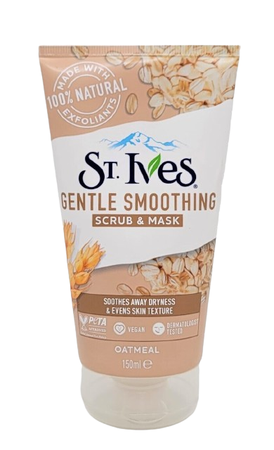 St.Ives 聖艾芙燕麥二合一潔面磨砂及面膜膏（150ml）